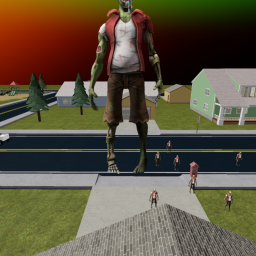 Zombie in the city