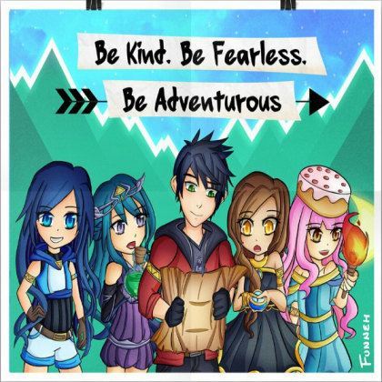 ItsFunneh Official Kre w Poster Roblox decal