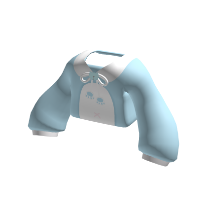 cute puppy sweater with paws [blue]