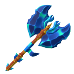 Golden Sapphire Titanic Axe