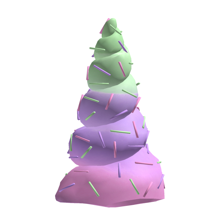 ♡ kawaii green mint unicorn horn tween w sprinkles