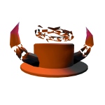 Orange Halo Tophat