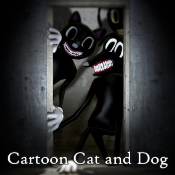 campamento de cartoon cat y cartoon dog