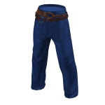 Ralph Lauren Blue Belted Ricky Pant