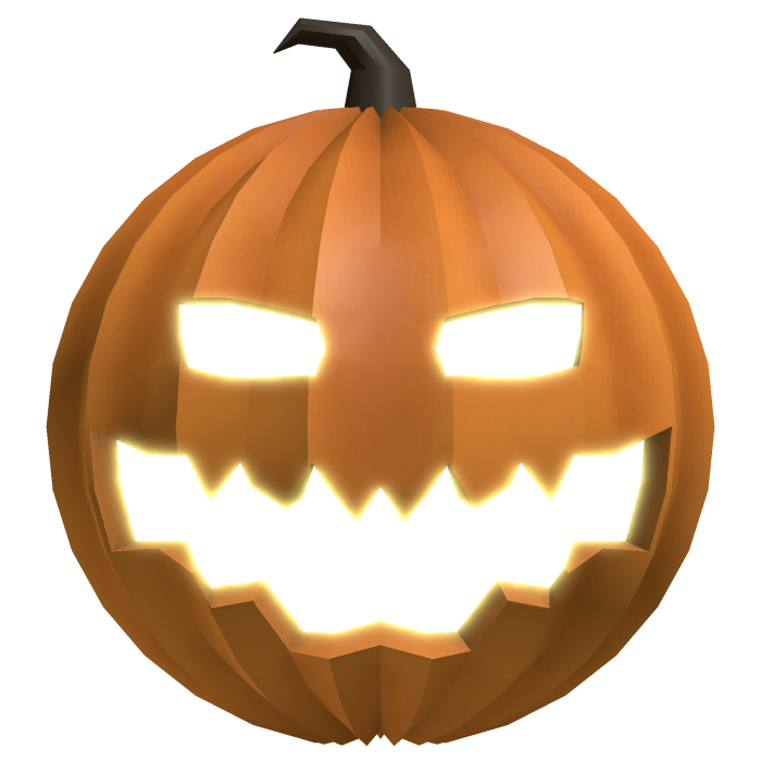 [ EMISSIVE] Halloween Glowing Pumpkin head