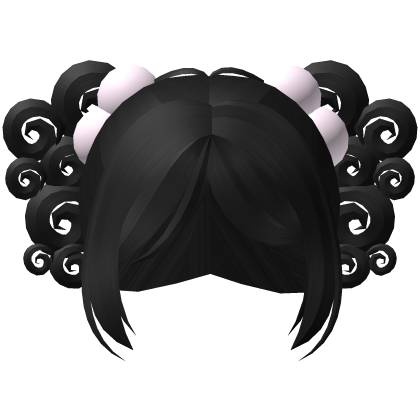 ❀ Cute Black Curly Lalaloopsy Hair  Roblox item