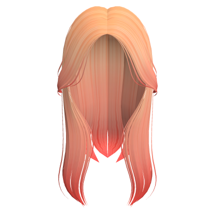 Sunset Red Straight Hair thumbnail