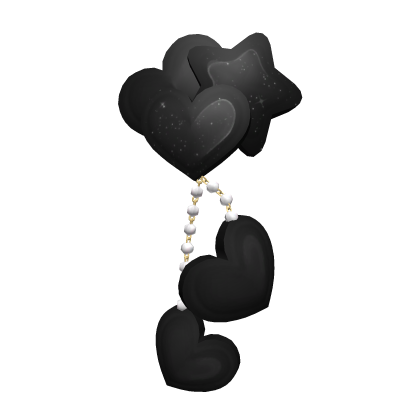 Kawaii Hair Clip Black Roblox item