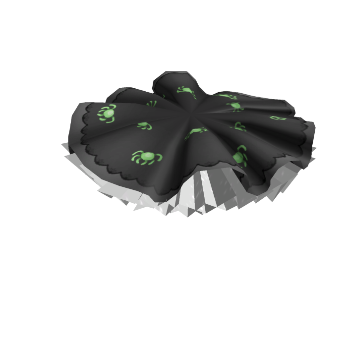 Anime Tutu Skirt in Spider Green