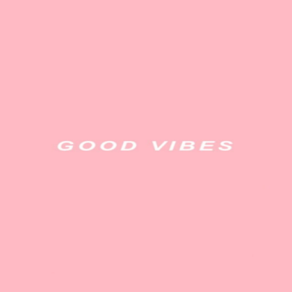 good vibes pink asthetic Roblox decal