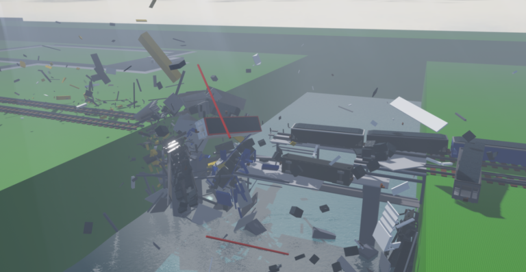 Teardown the Bridge and Destroy the Trains! screenshot 3