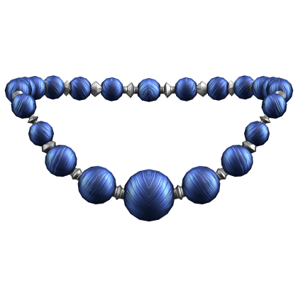 Blue Bead Necklace Roblox item