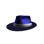 Dark Blue Business Fedora