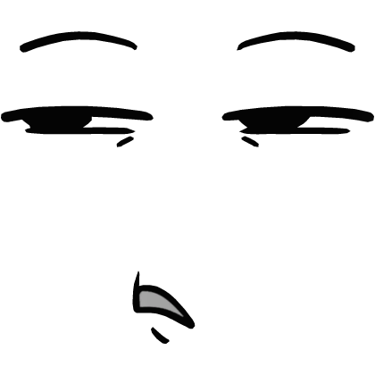 Bored 3D Face Roblox item