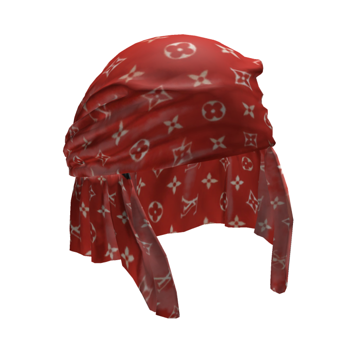 Monogram Head Wrap (Red)