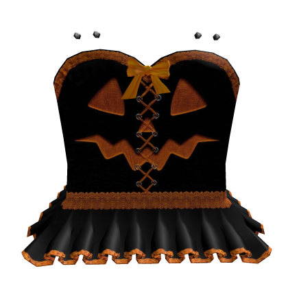 spooky cute pumpkin dress Roblox item