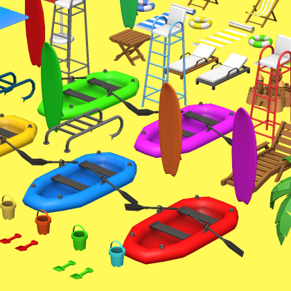 🌴 Beach Roleplay Prop Pack 🌴