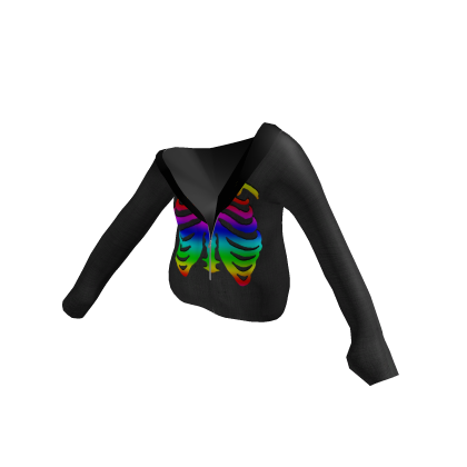 Rib Cage Jacket Rainbow - Roblox