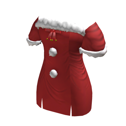 cute red santa winter christmas dress thumbnail
