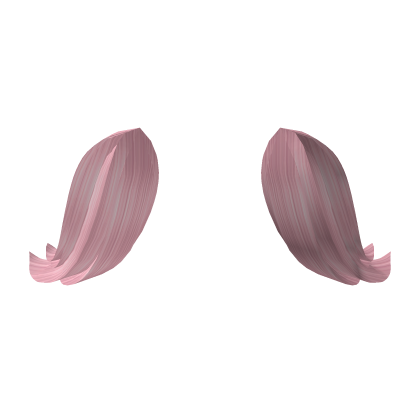 Lowered Hair Ear Tufts (Pink)