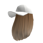 Blonde Hair w/ White Cap