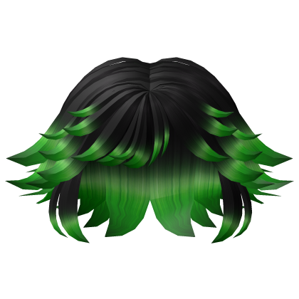 Emerald Nightfall to Spring Green Feathered Ombre thumbnail