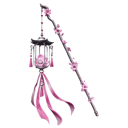 Pink Ethereal Maximalist Lotus Flower Lantern