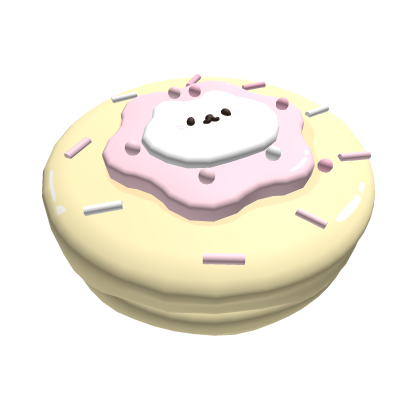 Cute cat pancake hat   Roblox item