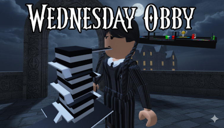 Wednesday Obby! screenshot 1