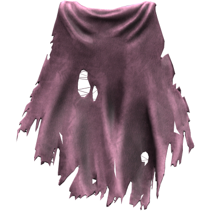 Pink Dirty Old Torn Ripped Traveler Cape 