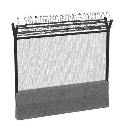 Model Military Fence Packbarrack Drill Quarters S