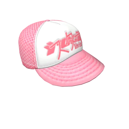 PINK ROCKSTAR LIVIN' Y2K TRUCKER CAP | Roblox Item - Rolimon's
