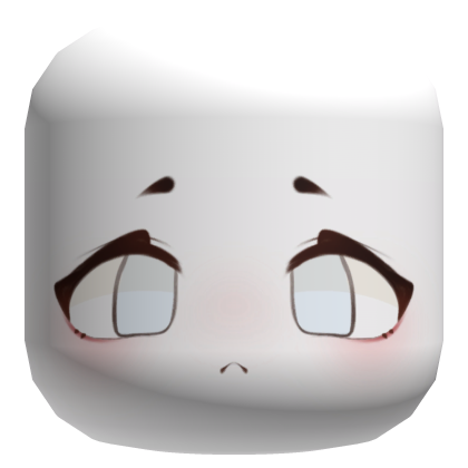Worried Pout Chibi Face Roblox item
