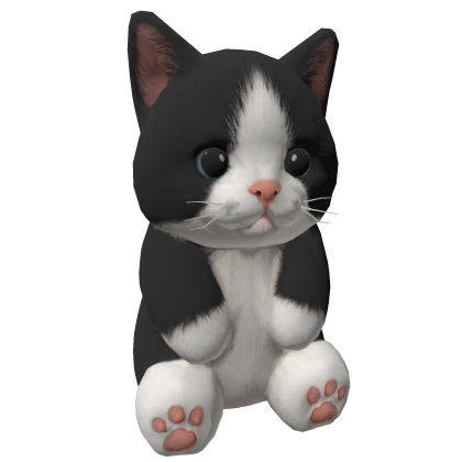 FREE (code : MZ37S) kitten plush kawaii 🖤 🐾 | Roblox Item