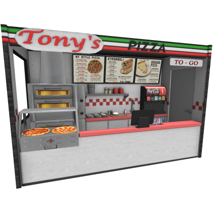 Mini Pizza Shop Stand