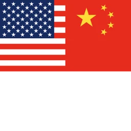 City of China and of contry the Unit States icon