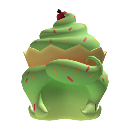 Cupcake Cute Low Poly Style Hair [ Lime ] Roblox item