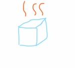 Hot ice cubes