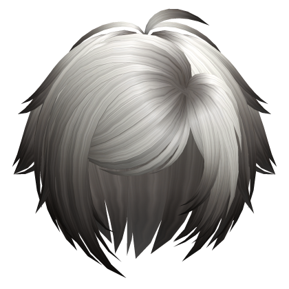 dirty wispy anime side swept bob Roblox item