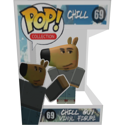 Collectible CHILL GUY Pop Figure! Roblox item