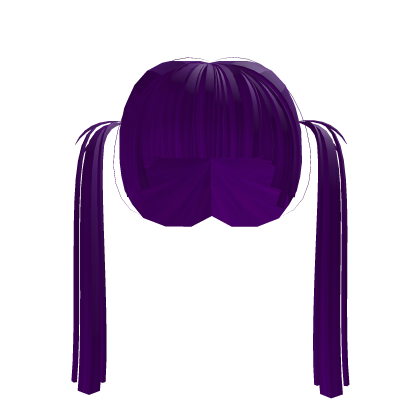 Kawaii Alt Punk / Emo Twintails in Purple Roblox item
