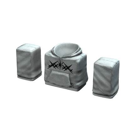 Y2K White Hoodie Layered 1.0 R15 thumbnail