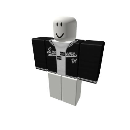 Roblox black supreme hoodie store