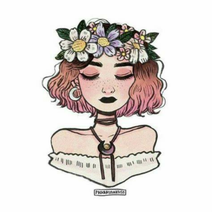 Aesthetic girl drawing Roblox decal