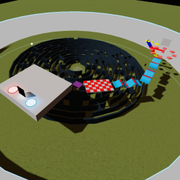 CIRCLE MAZE WITH OBBY (FREE HD ADMIN)