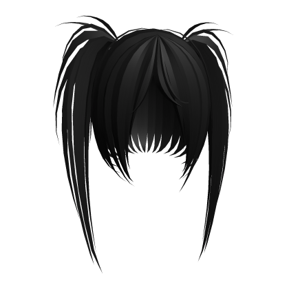 x_X :: black emo scene teased pigtails