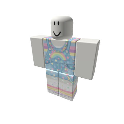 🍭 Pastel Candycore Kidcore Rainbow Overalls
