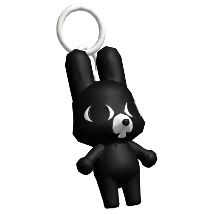 Black Bunny Keychain