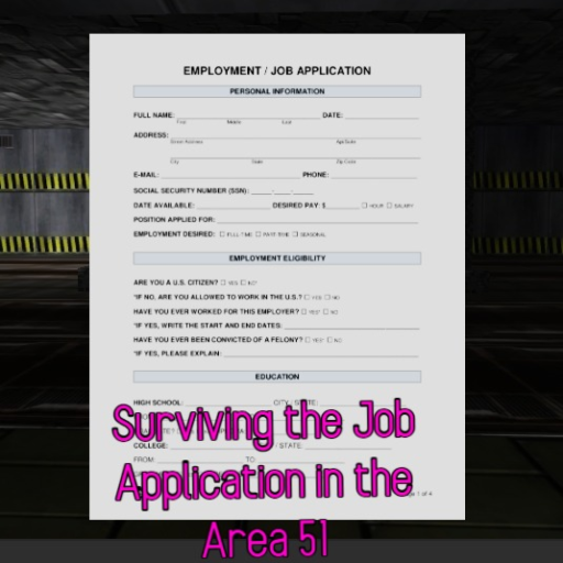 Surviving the Job Application in the Area 51