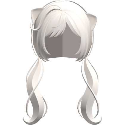 ꒰♡︎꒱ cutesy kawaii cat hair in blonde Roblox item